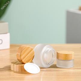 Glass cosmetic jar