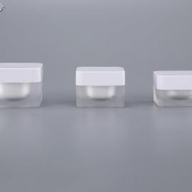 square cosmetic jar